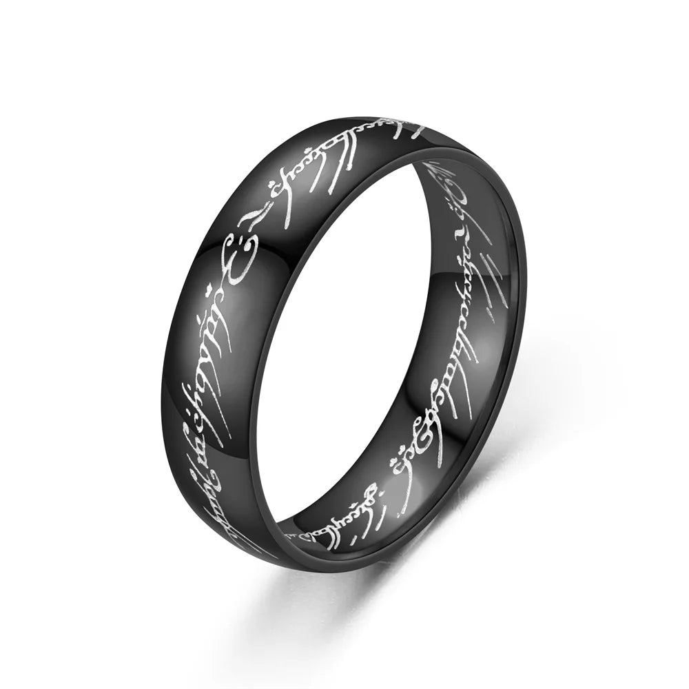 Anillo del Señor de Los Anillos Stainless Steel