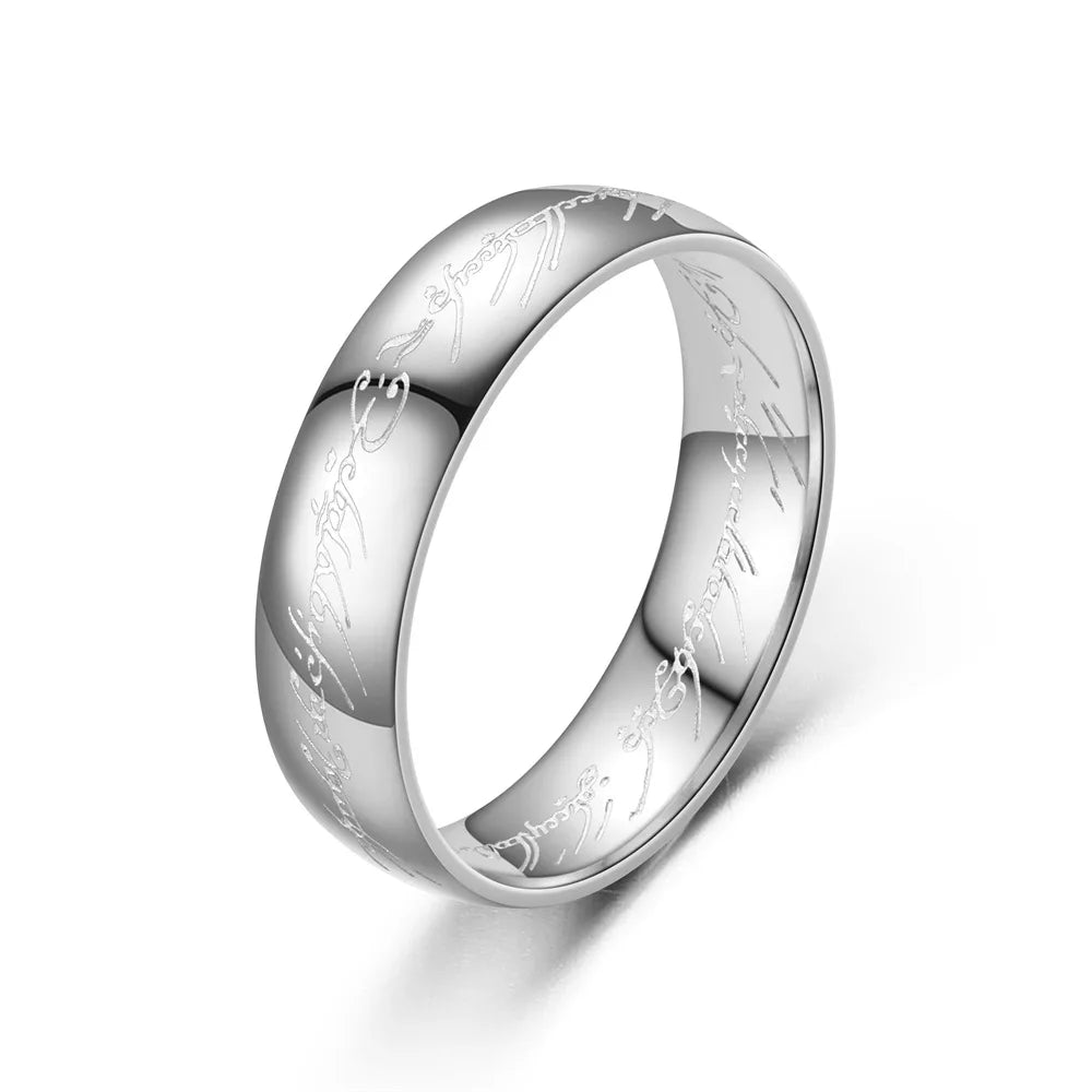 Anillo del Señor de Los Anillos Stainless Steel