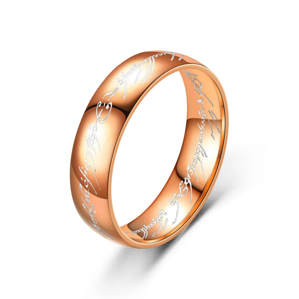 Anillo del Señor de Los Anillos Stainless Steel