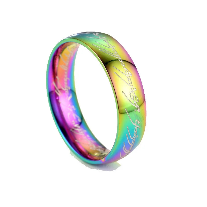 Anillo del Señor de Los Anillos Stainless Steel