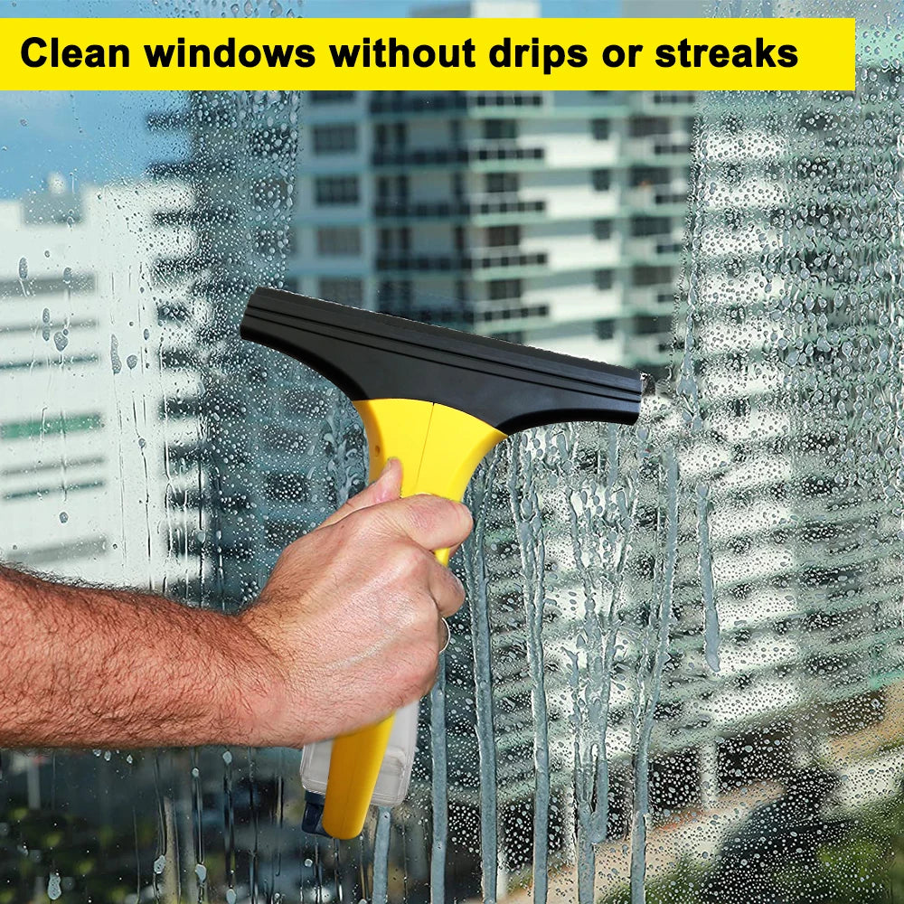 Cordless Rechargeable Automatic Window Vacuum Squeegee,sparkling windows with ease