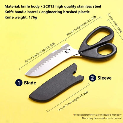 Steel Multifunction Scissors Unmatched Versatility