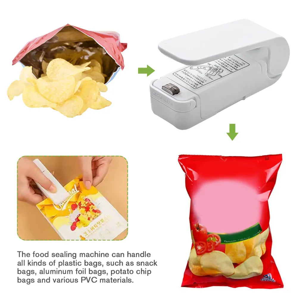 Mini Heat Bag Packaging Sealer, Seal in Freshness Instantly